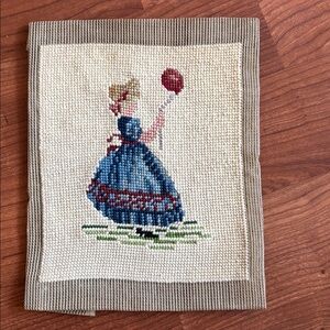 Vintage Unframed Needle Point